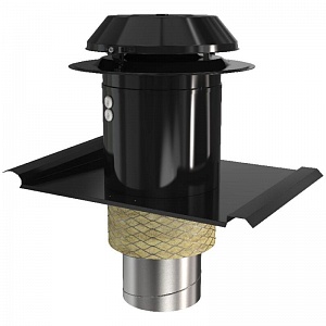 Systemair THB 200 Hood w.cover pl. black